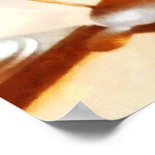 Brass Mortar en Pestle Poster (Hoek)