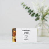 Brass Mortar en Pestle Visitekaartje (Staand voorkant)