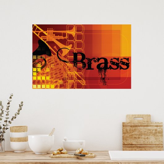 Brass Poster (Keuken)