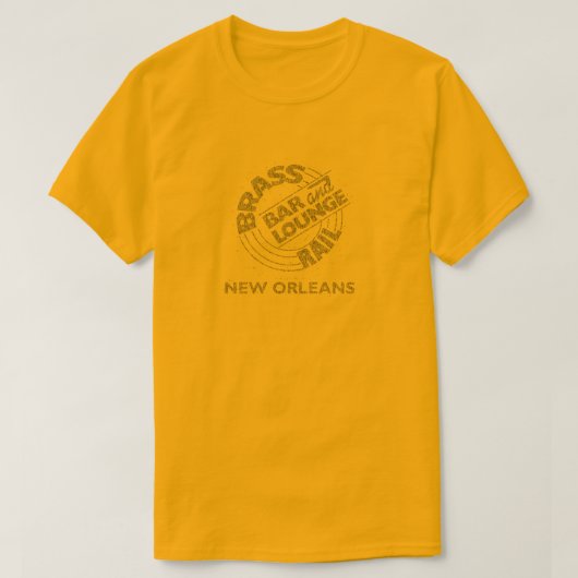 Brass Rail New Orleans T-shirt (Design voorkant)