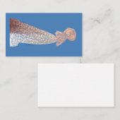 Brass rubbing middeleeuwse dame visitekaartje (Voorkant / Achterkant)