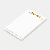 Brass Saxophones personaliseren Post-it® Notes (Schuin)
