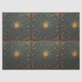 Brass Suns Decoupage Tissuepapier (Voorkant)