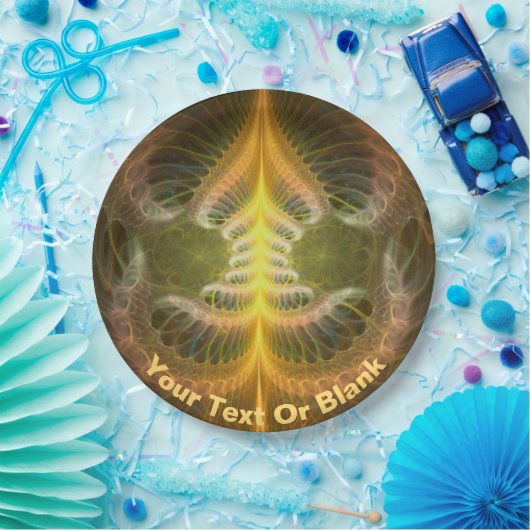 Brass Tray Papieren Bordje (Feest)