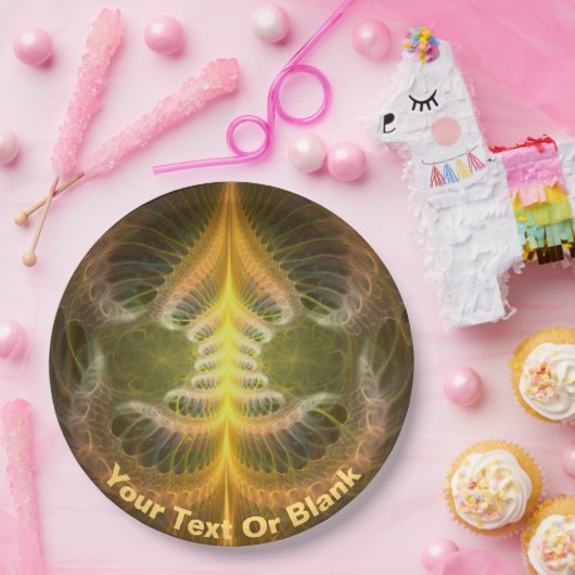 Brass Tray Papieren Bordje (Feest)