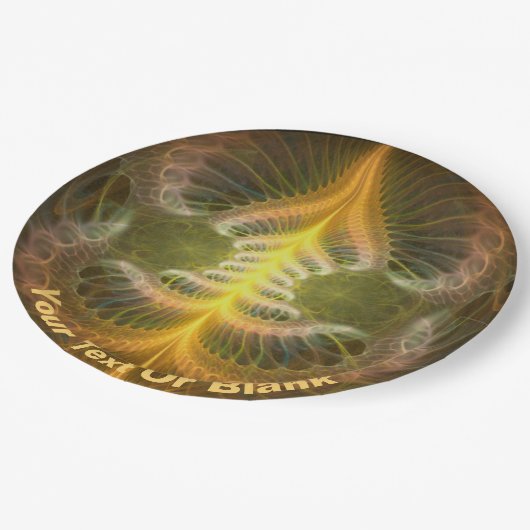 Brass Tray Papieren Bordje (Gekanteld)