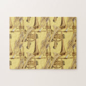 Brass Trumpet Patroon Legpuzzel (Horizontaal)