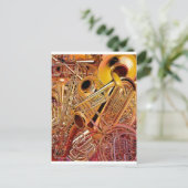 Brass Wall Briefkaart (Staand voorkant)