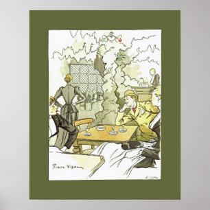 Brasserie à Femmes~Women in Brasserie~Pierre Vidal Poster