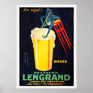 Brasserie Lengrand  Food & Drink Poster