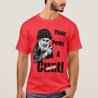 Brassic Boer Jim Rant UW PAARDEN ZIJN EEN CT Komed T-shirt