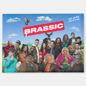 Brassic Rectangle Koelkastmagneet Magneet (Voorkant)