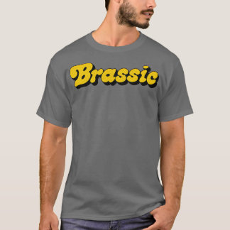 BRASSIC Vervaagd Verdrietig Stijlontwerp T-shirt
