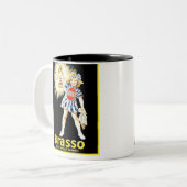  Brasso Ad Tweekleurige Koffiemok (Voorkant links)