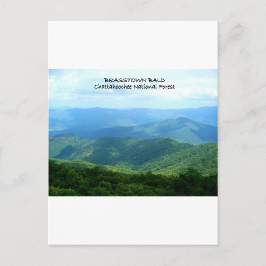 Brasstown Bald - Chattahoochee National Forest Briefkaart (Voorkant)