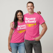 Brassy en Sassy trompet T-shirt (Unisex)