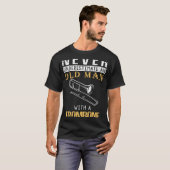 Brassy Humor en Musical Mojo: Old Mans Trombone T T-shirt (Voorkant volledig)