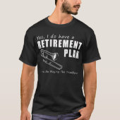 Brassy Retirement Symphony: Trombone spelen grappi T-shirt (Voorkant)
