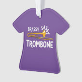Brassy Sassy Trombone Ornament (voorkant)