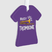 Brassy Sassy Trombone Ornament (voorkant)