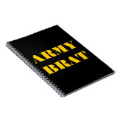 Brat bij het notitieboek Leger (Rechterzijde)