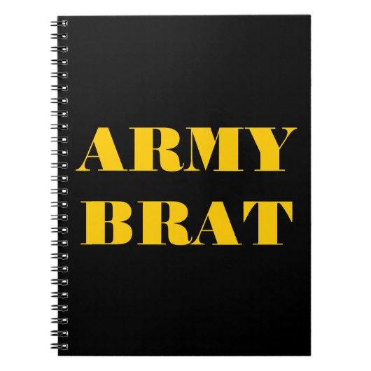 Brat bij het notitieboek Leger (Voorkant)