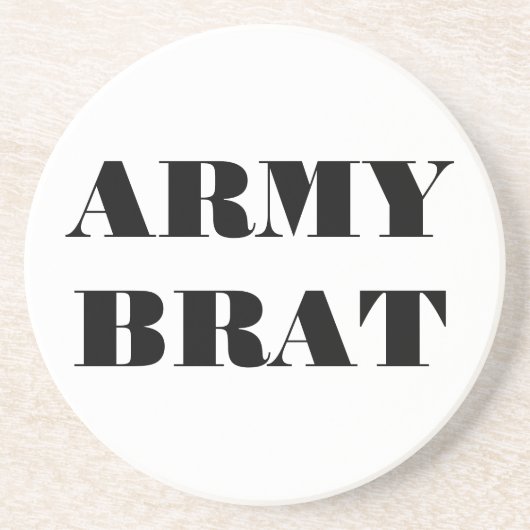 Brat bij het onderzetter Leger (Voorkant)