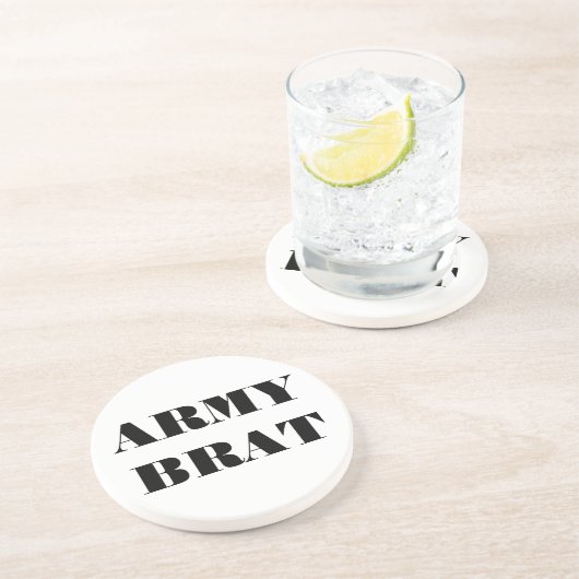 Brat bij het onderzetter Leger (Zijkant)