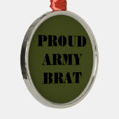 Brat bij het ornament Proud Army (Rechts)