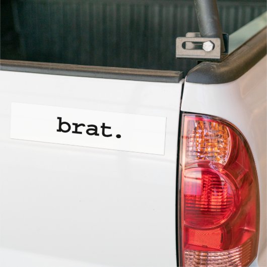 brat. bumpersticker (Op Truck)