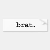 brat. bumpersticker (Voorkant)