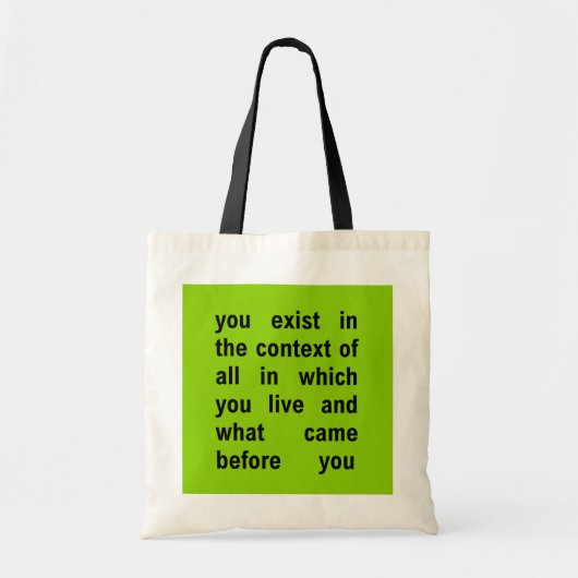 Brat Girl Summer Harris Quote Canvas tas (Voorkant)