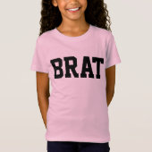 BRAT grappig Meisjes Kinder T-shirts (Voorkant)
