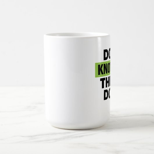 Brat Green Design – Don’t Know WTF They’re Doing Koffiemok (Center)