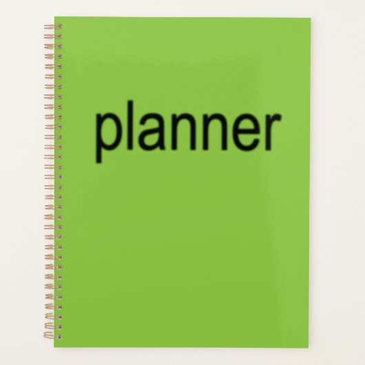 Brat Green Planner (Voorkant)