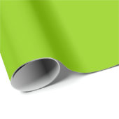 Brat Green Solid Color Cadeaupapier (Rol Hoek)
