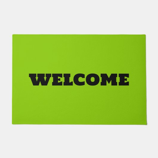 Brat Green Solid Color Deurmat (Voorkant)