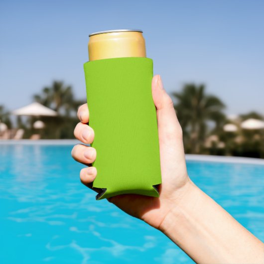 Brat Groene Effen Kleur Seltzer Blikjeskoeler (Insitu Zwembad)