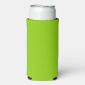Brat Groene Effen Kleur Seltzer Blikjeskoeler (Seltzer Voorkant)