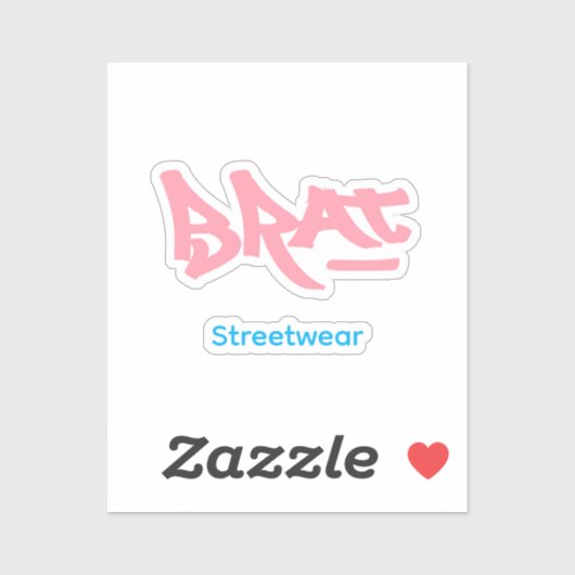 Brat logo sticker (Vel)