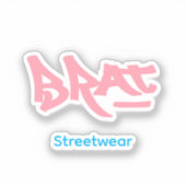Brat logo sticker (Voorkant)