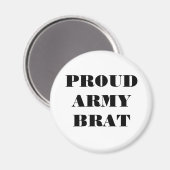 Brat Magnet Proud Army (Voorkant / Achterkant)