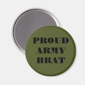 Brat Magnet Proud Army (Voorkant / Achterkant)