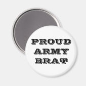 Brat Magnet Proud Army (Voorkant / Achterkant)