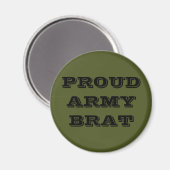 Brat Magnet Proud Army (Voorkant / Achterkant)