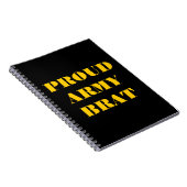 Brat notitieboek Proud Army (Rechterzijde)