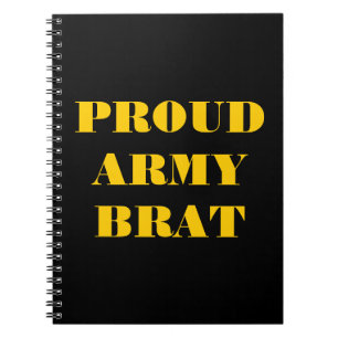 Brat notitieboek Proud Army
