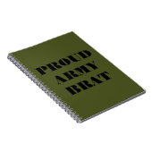 Brat notitieboek Proud Army (Rechterzijde)