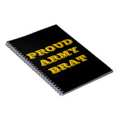 Brat notitieboek Proud Army (Rechterzijde)