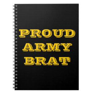 Brat notitieboek Proud Army